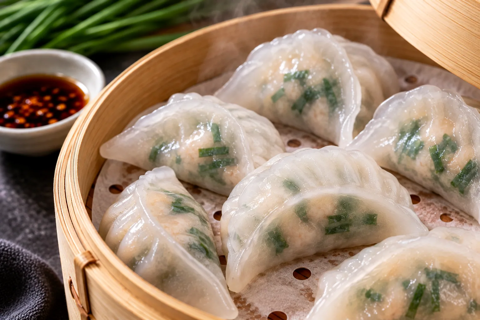 Prawn & Chive Gow